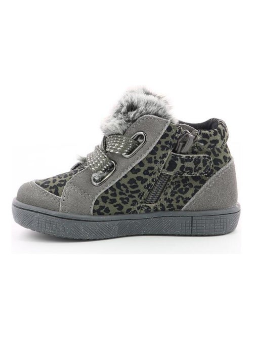 Sneakers hautes Cuir Bloye Mod 8 - Kiabi