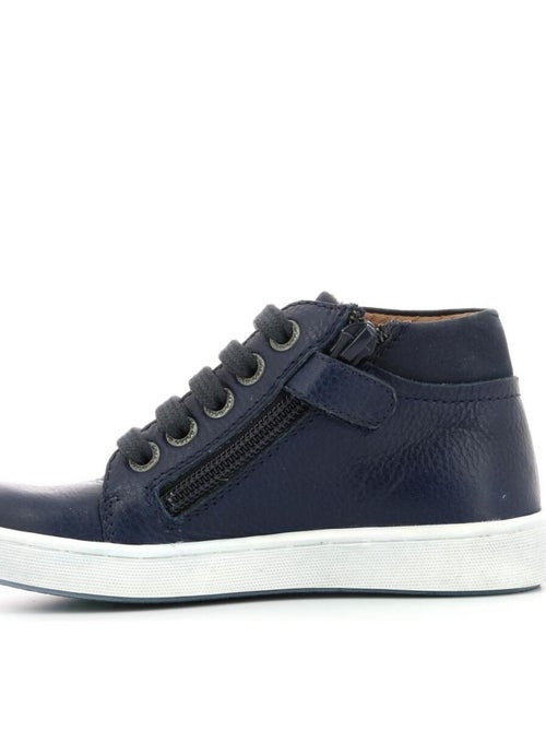 Sneakers hautes Cuir Sila Aster - Kiabi