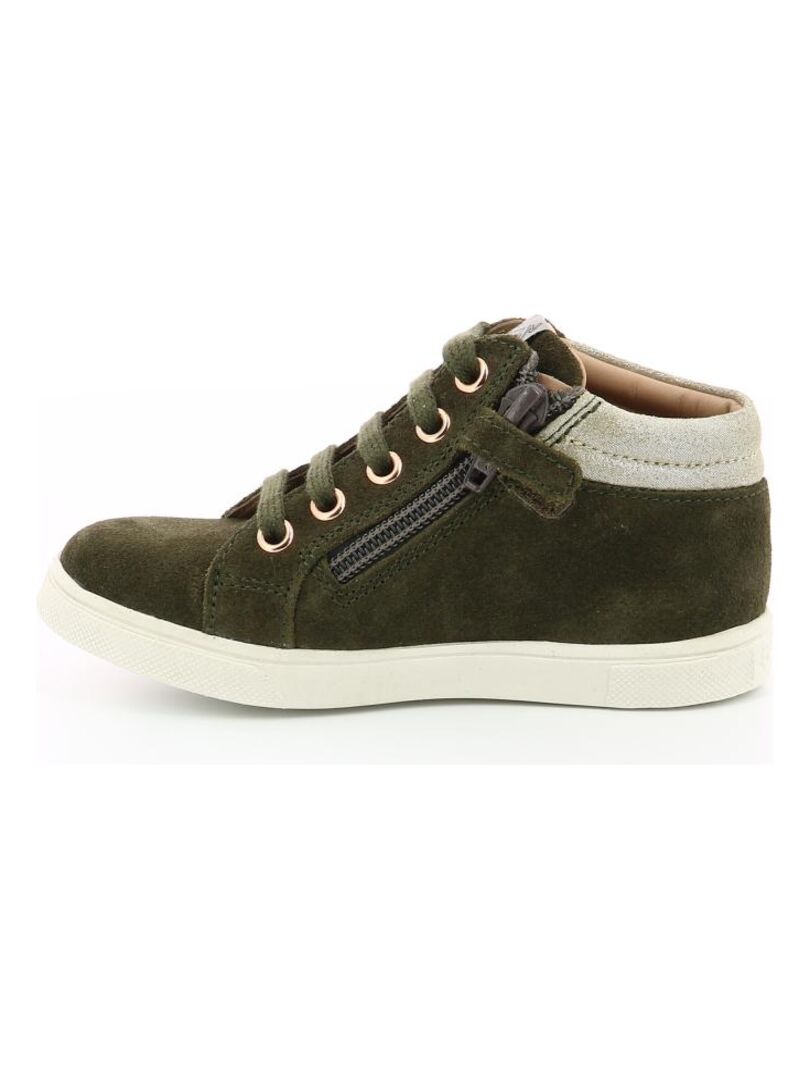 Haut Femme En Soie 100% Max & Moi - Taille 36 - Couleur Kaki - Occasion Très Bon État - Manches Courtes
