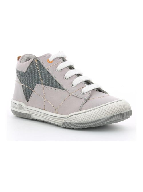 Sneakers hautes Cuir Zlat Mod 8 - Kiabi