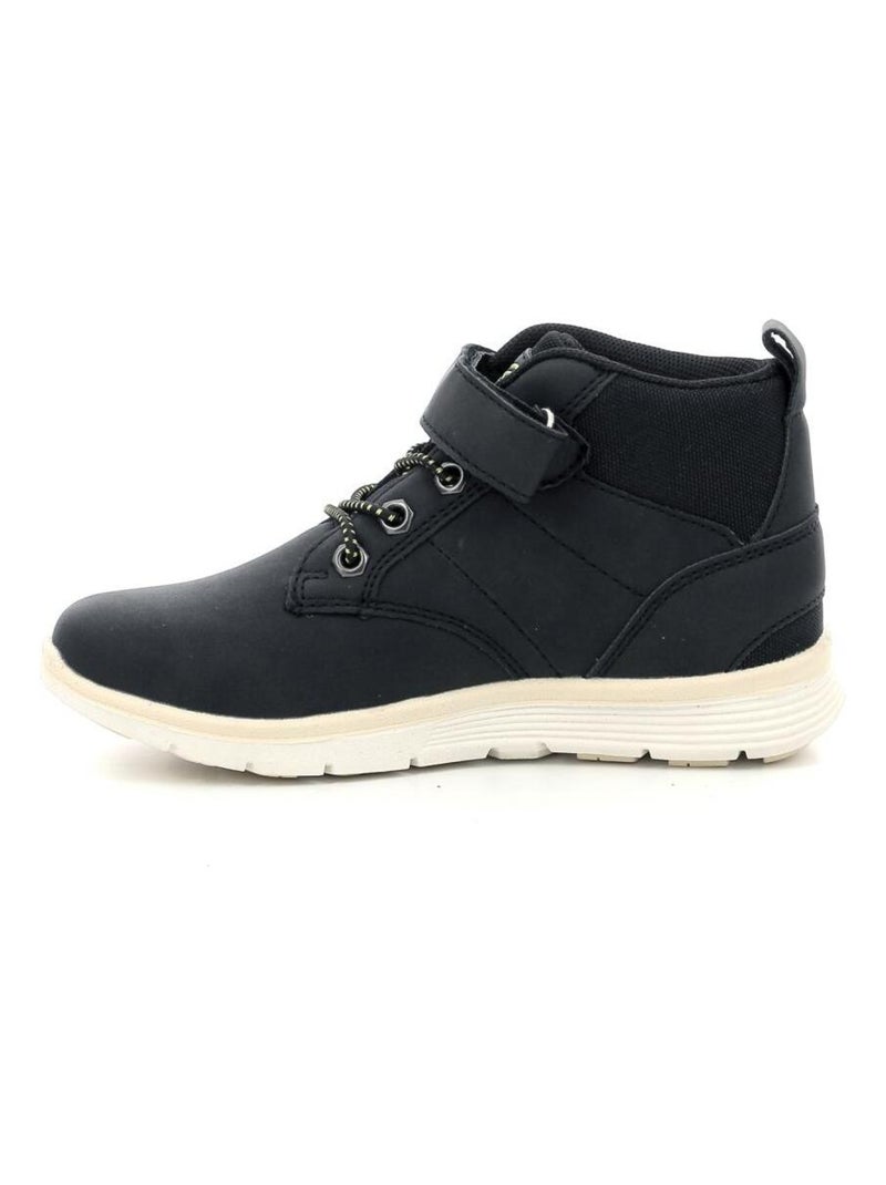 Sneakers hautes Polyurethane Um Nelda Vlc Ne Noir - Kiabi