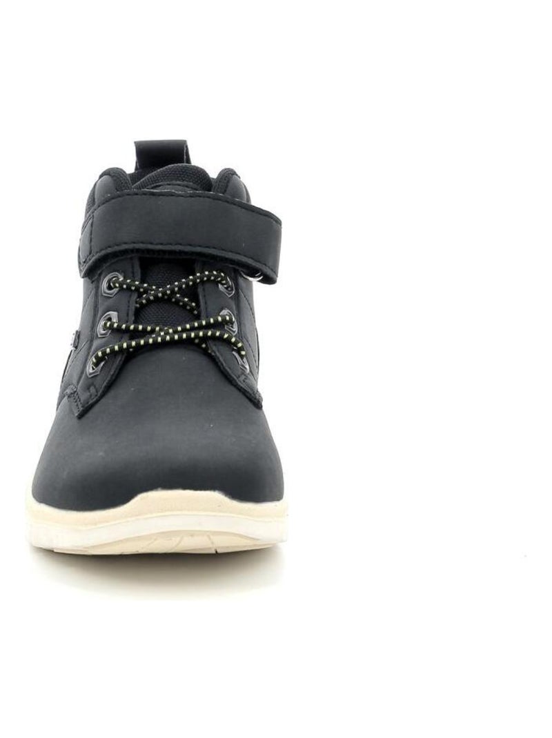 Sneakers hautes Polyurethane Um Nelda Vlc Ne Noir - Kiabi