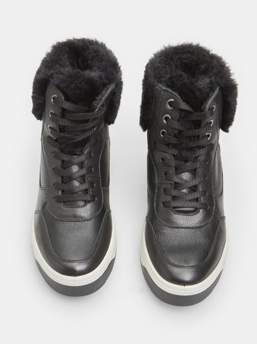 Sneakers High-top en cuir d'hiver BATA - Kiabi