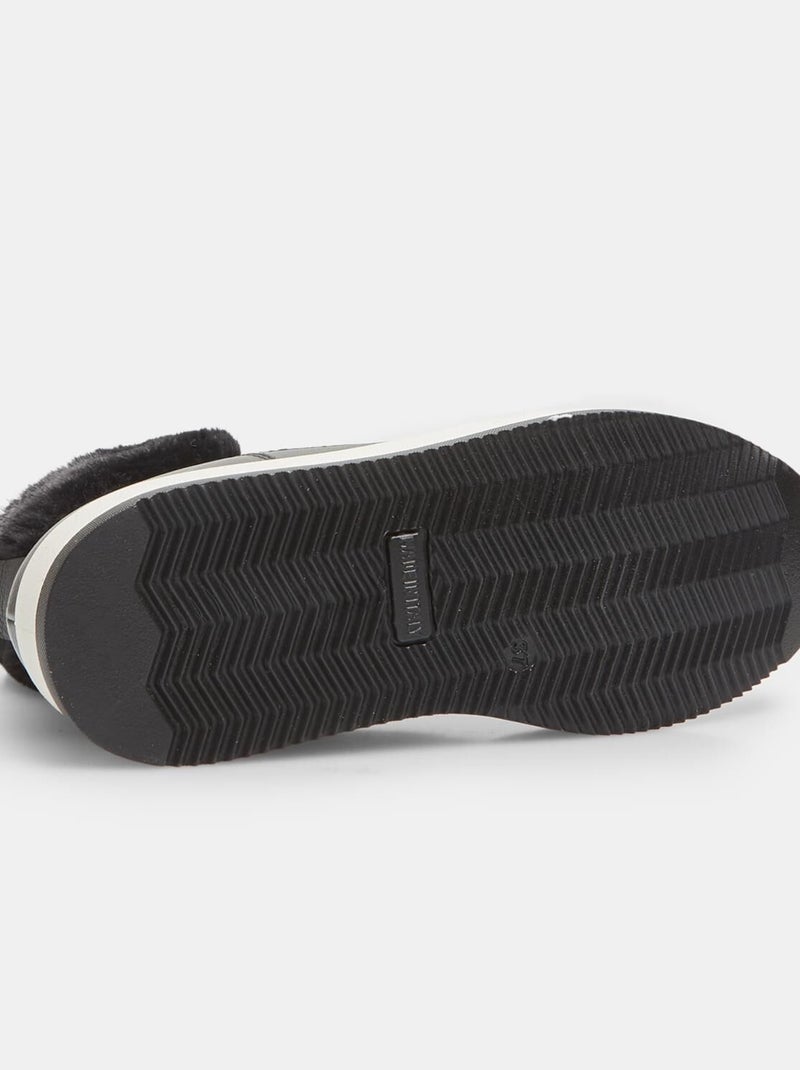 Sneakers High-top en cuir d'hiver BATA Noir - Kiabi