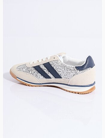 Sneakers inspiration rétro, à paillettes - AFIBEL