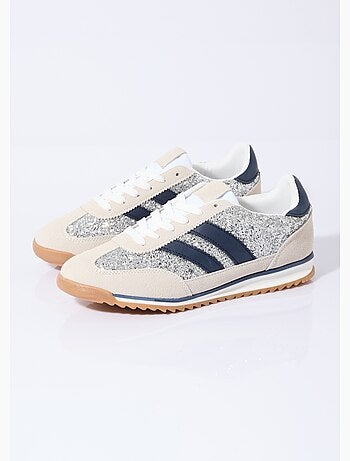 Sneakers inspiration rétro, à paillettes - AFIBEL