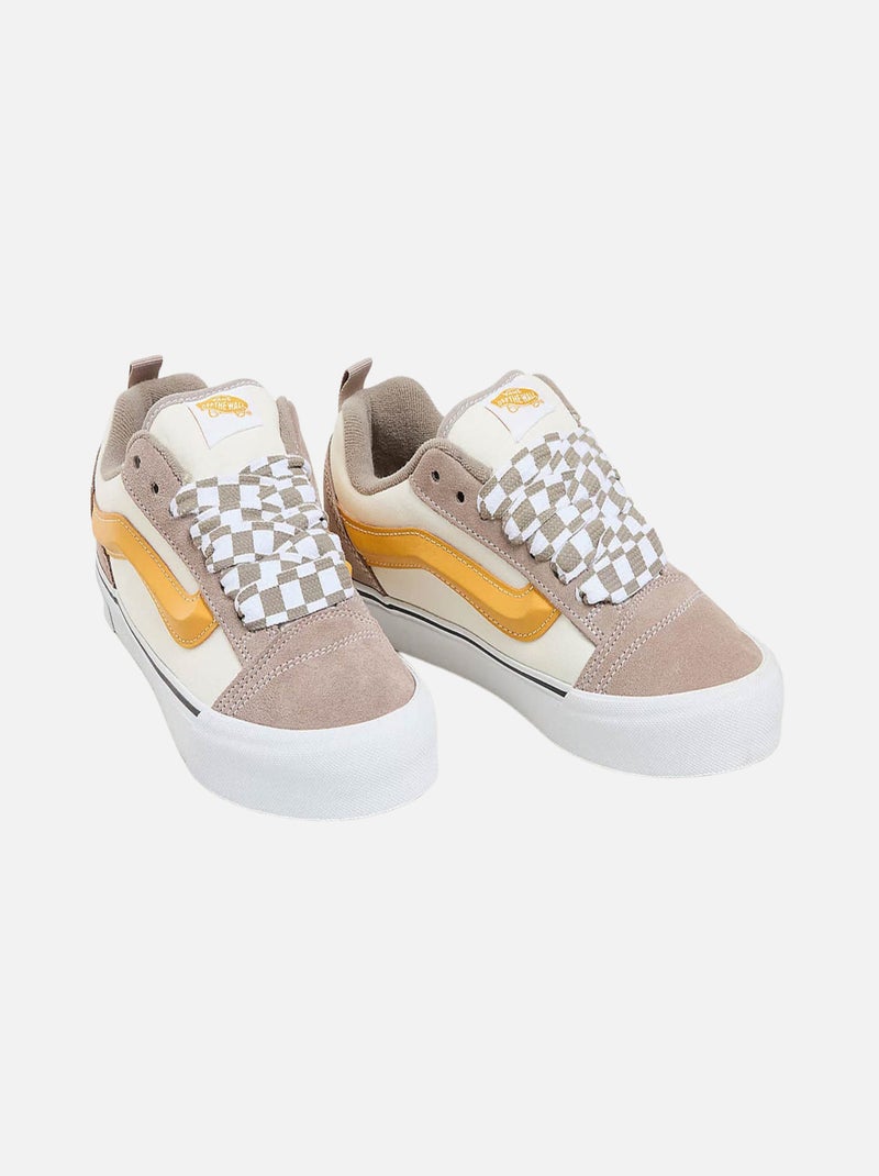 Sneakers Knu Skool en toile Vans Blanc - Kiabi