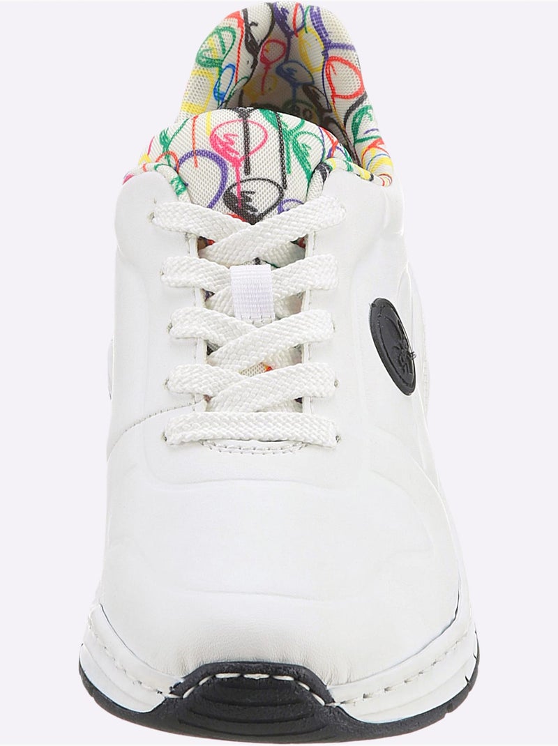 Sneakers Largeur Pied Fort - Taille Standard - Witt Blanc - Kiabi