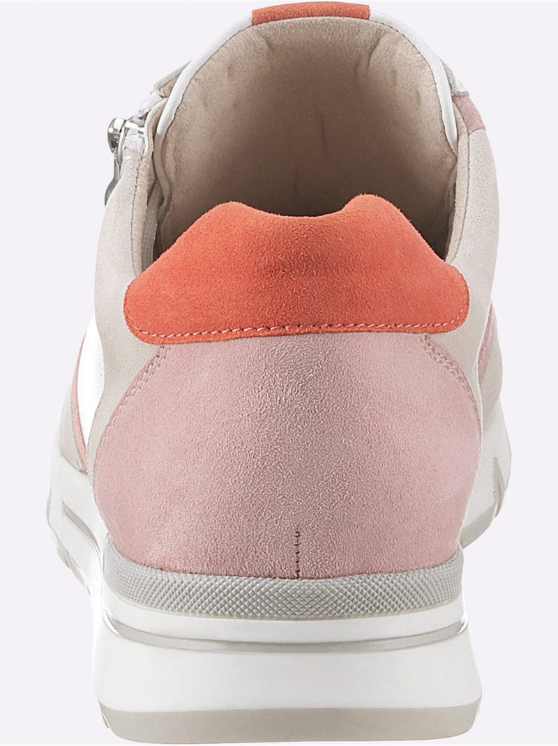 Sneakers Largeur Pied Fort - Taille Standard - Witt Blanc Orange - Kiabi