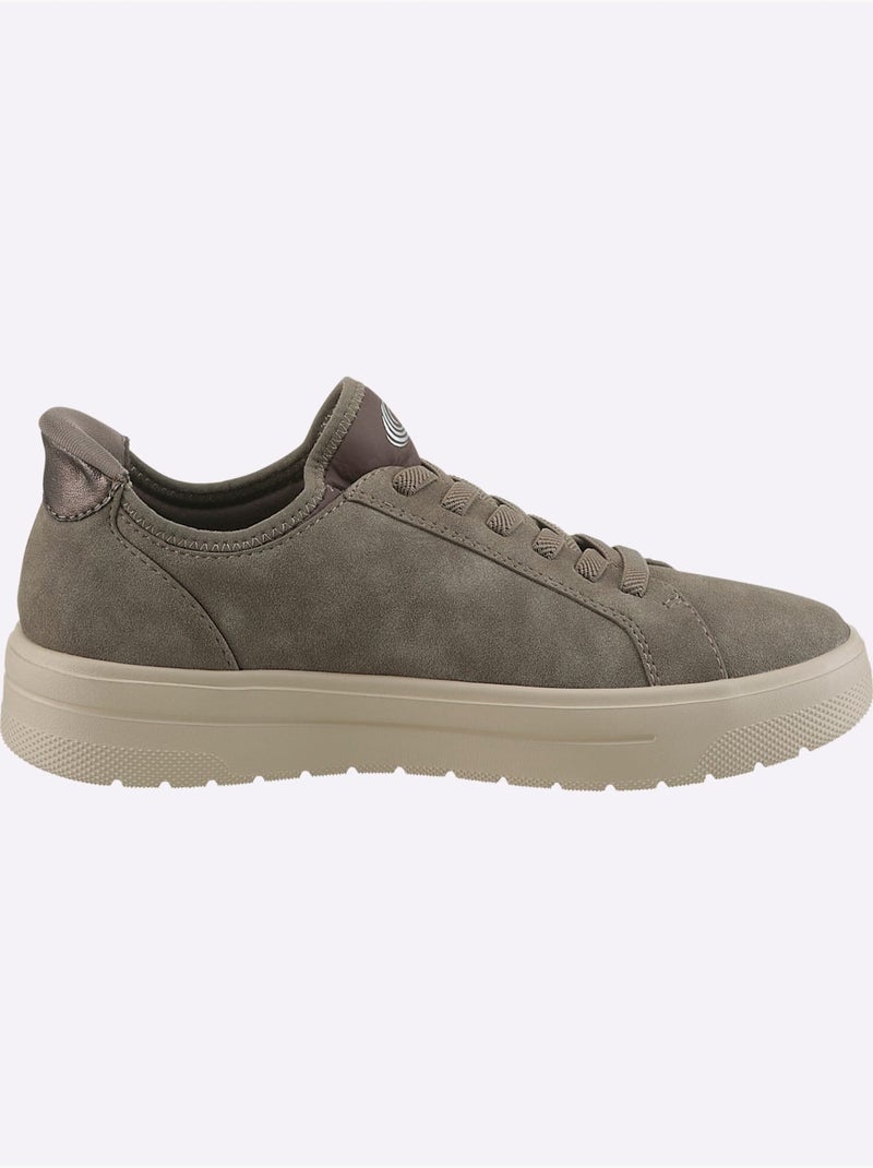 Sneakers Largeur Pied Fort - Taille Standard - Witt Gris taupe - Kiabi