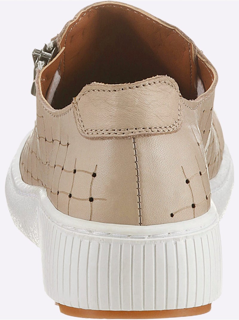 Sneakers Largeur Pied Normal - Taille Standard - Witt Beige - Kiabi