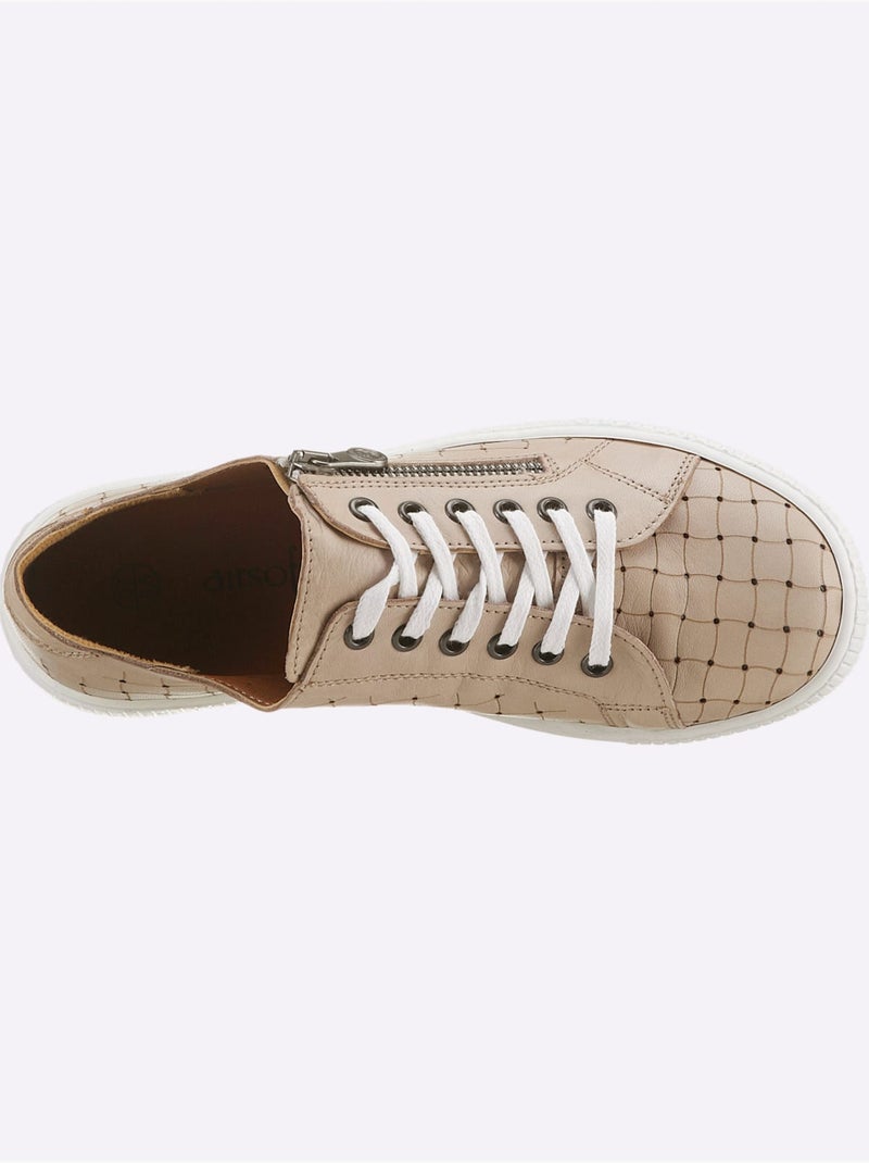 Sneakers Largeur Pied Normal - Taille Standard - Witt Beige - Kiabi