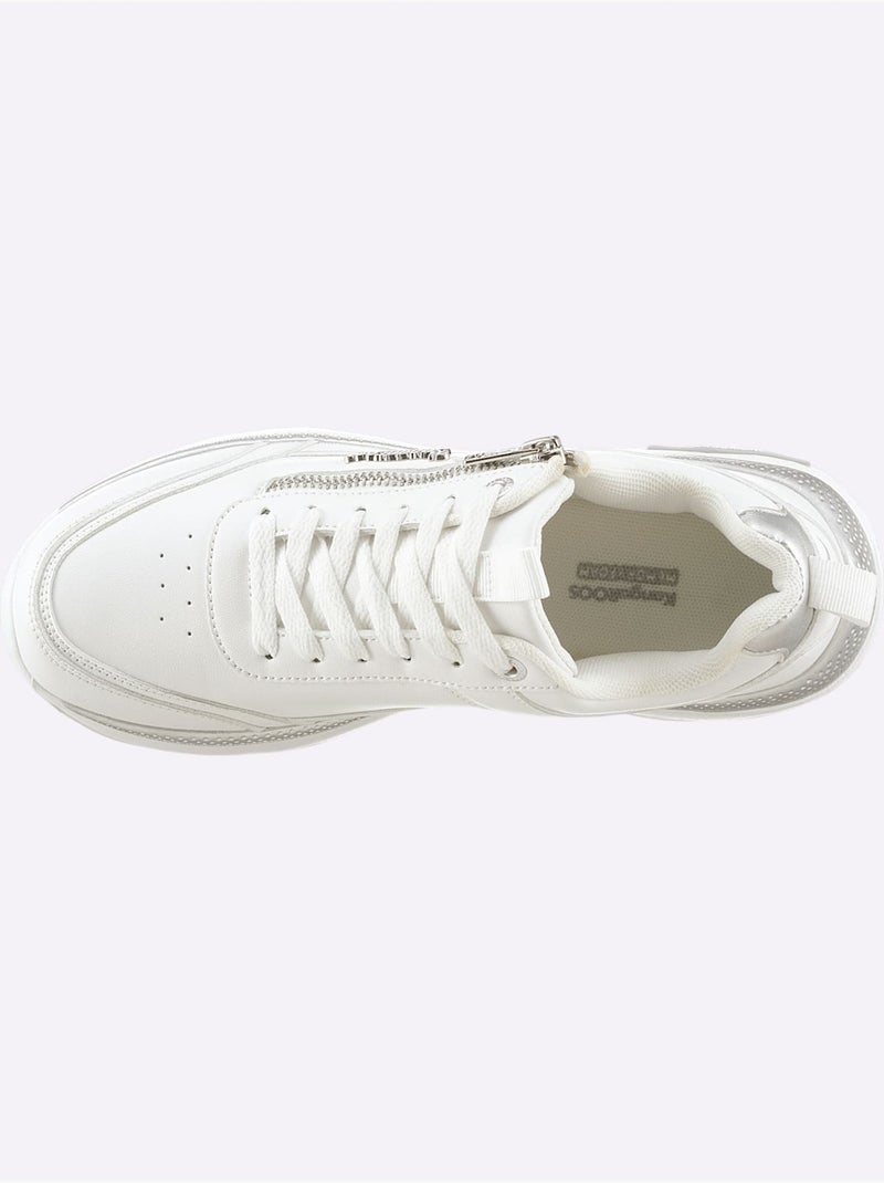 Sneakers Largeur Pied Normal - Taille Standard - Witt Blanc - Kiabi