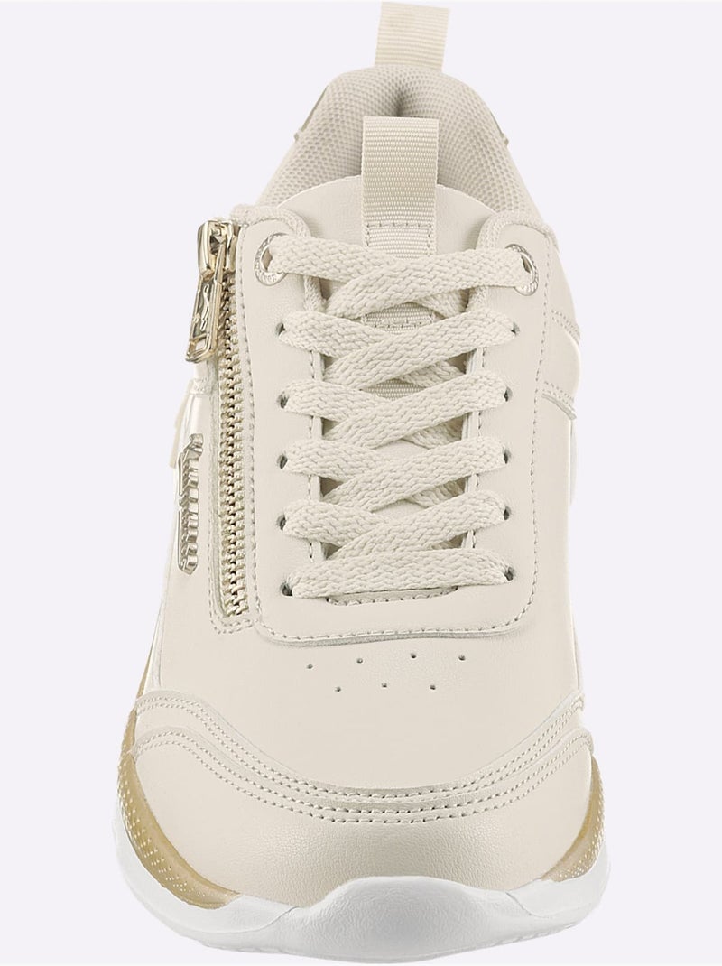Sneakers Largeur Pied Normal - Taille Standard - Witt Ivoire - Kiabi