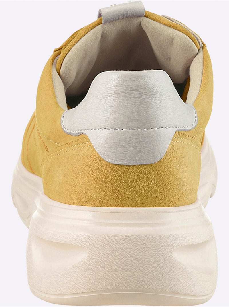 Sneakers Largeur Pied Normal - Taille Standard - Witt Jaune - Kiabi