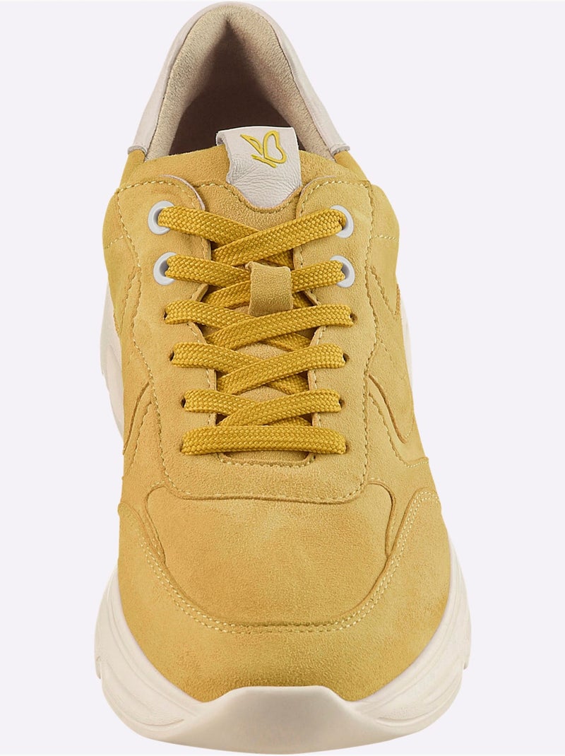 Sneakers Largeur Pied Normal - Taille Standard - Witt Jaune - Kiabi
