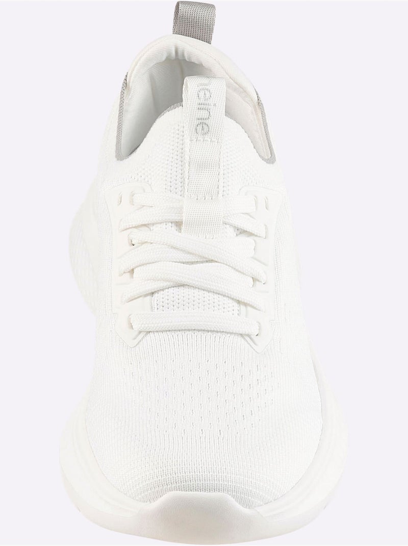 Sneakers Matière Textile Agréable à Porter - Taille Standard - Helline Blanc - Kiabi