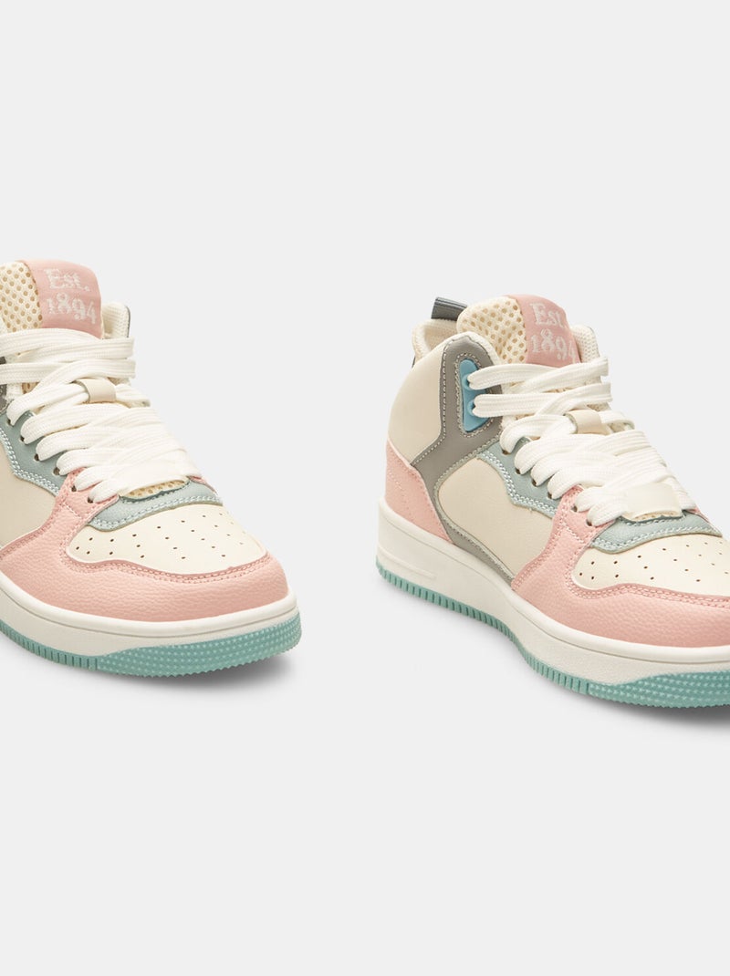 Sneakers mid BATA Beige - Kiabi