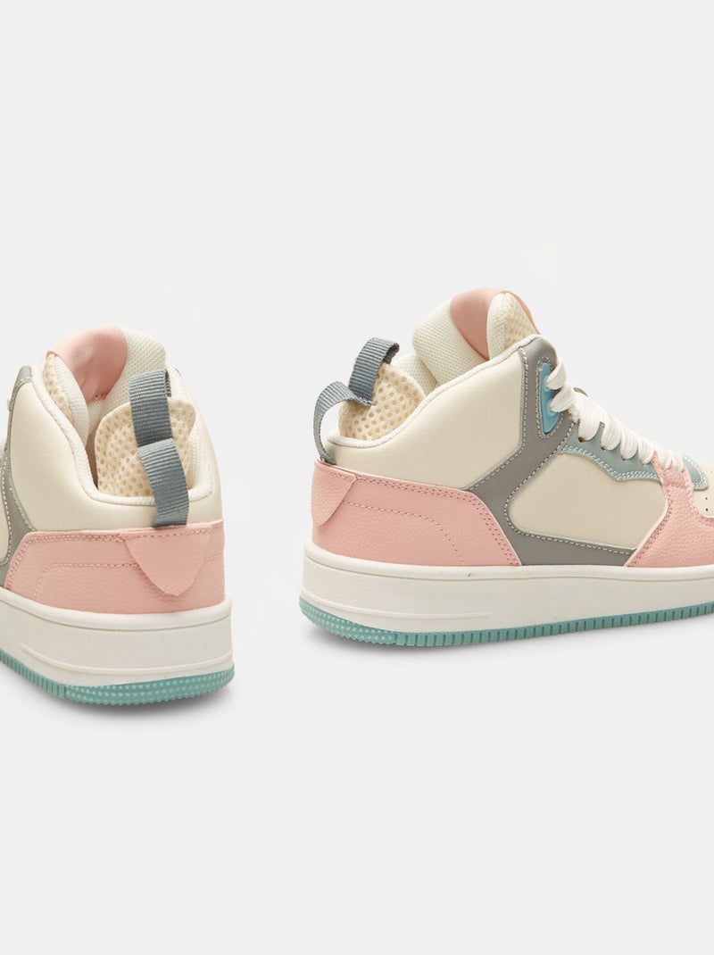 Sneakers mid BATA Beige - Kiabi