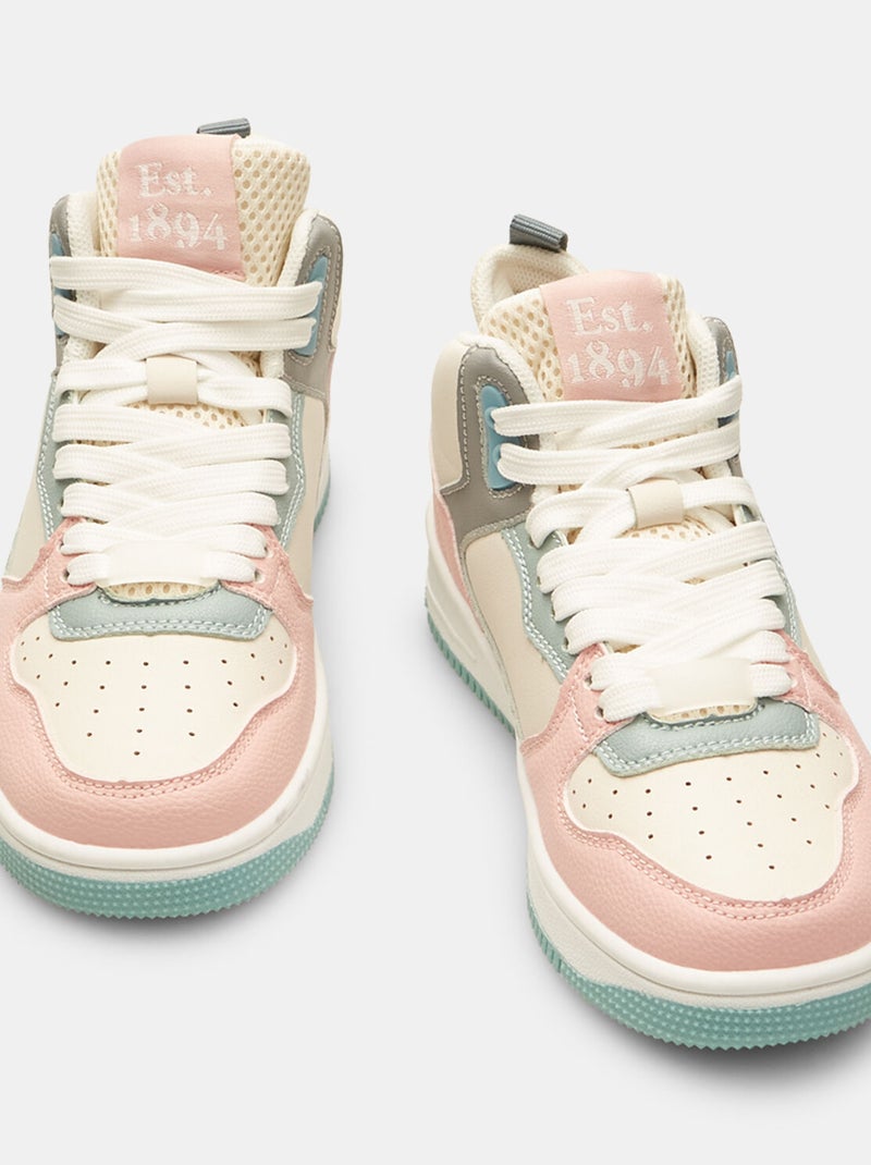 Sneakers mid BATA Beige - Kiabi