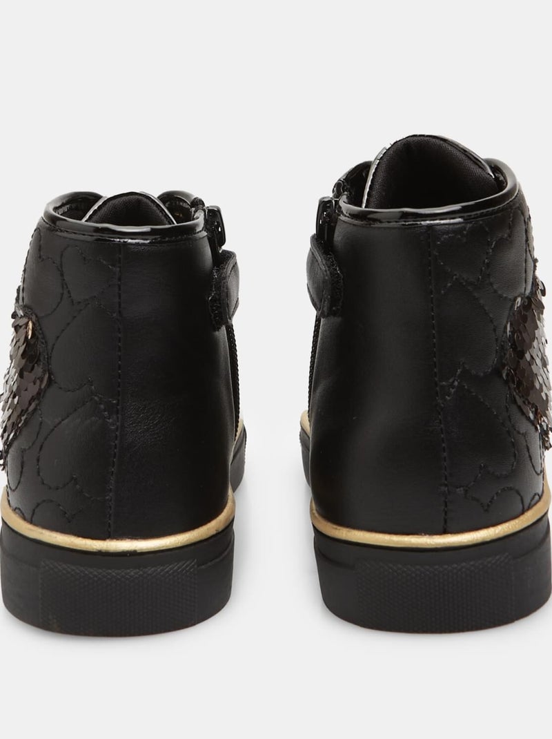 Sneakers mid  BATA Noir - Kiabi