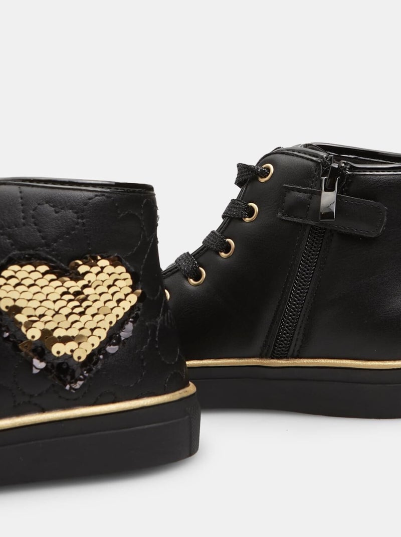 Sneakers mid  BATA Noir - Kiabi