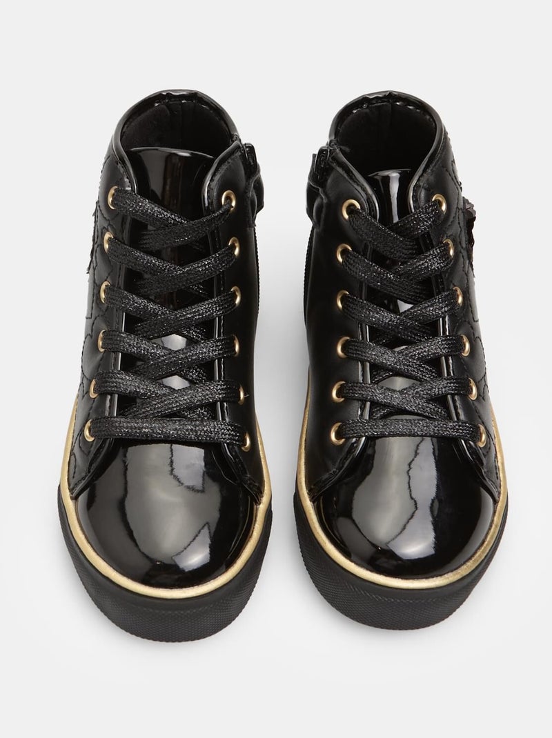 Sneakers mid  BATA Noir - Kiabi
