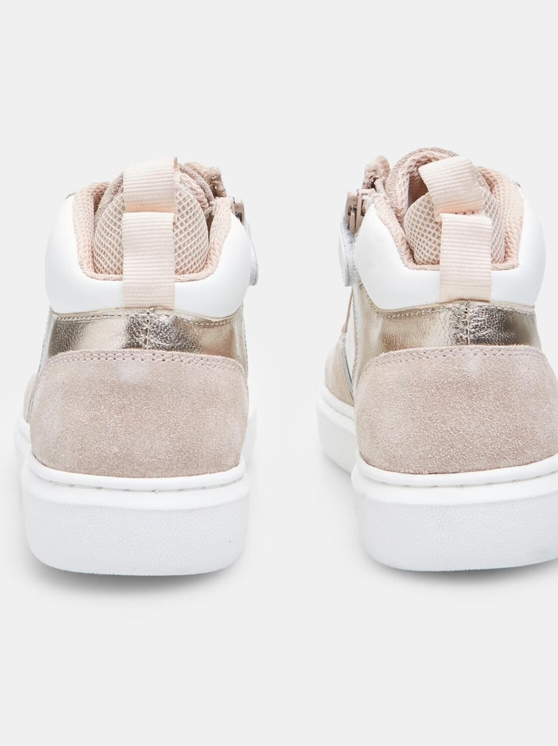 Sneakers mid en cuir BATA Rose - Kiabi