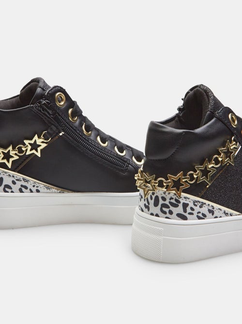 Sneakers montantes avec chaîne en étoile BATA - Kiabi