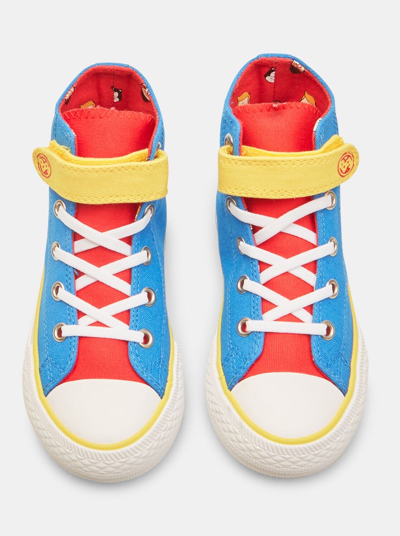 Sneakers montantes avec lacets bata Bleu - Kiabi