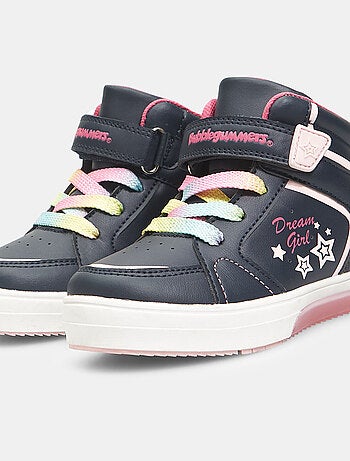 Sneakers montantes avec lumières et bande velcro BATA