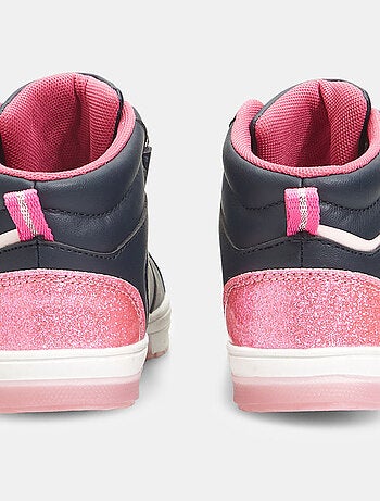 Sneakers montantes avec lumières et bande velcro BATA
