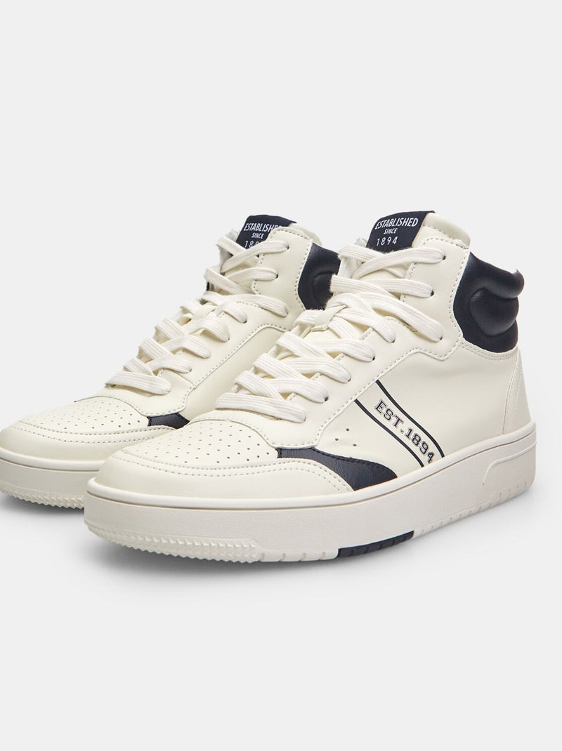 Sneakers montantes BATA Blanc - Kiabi