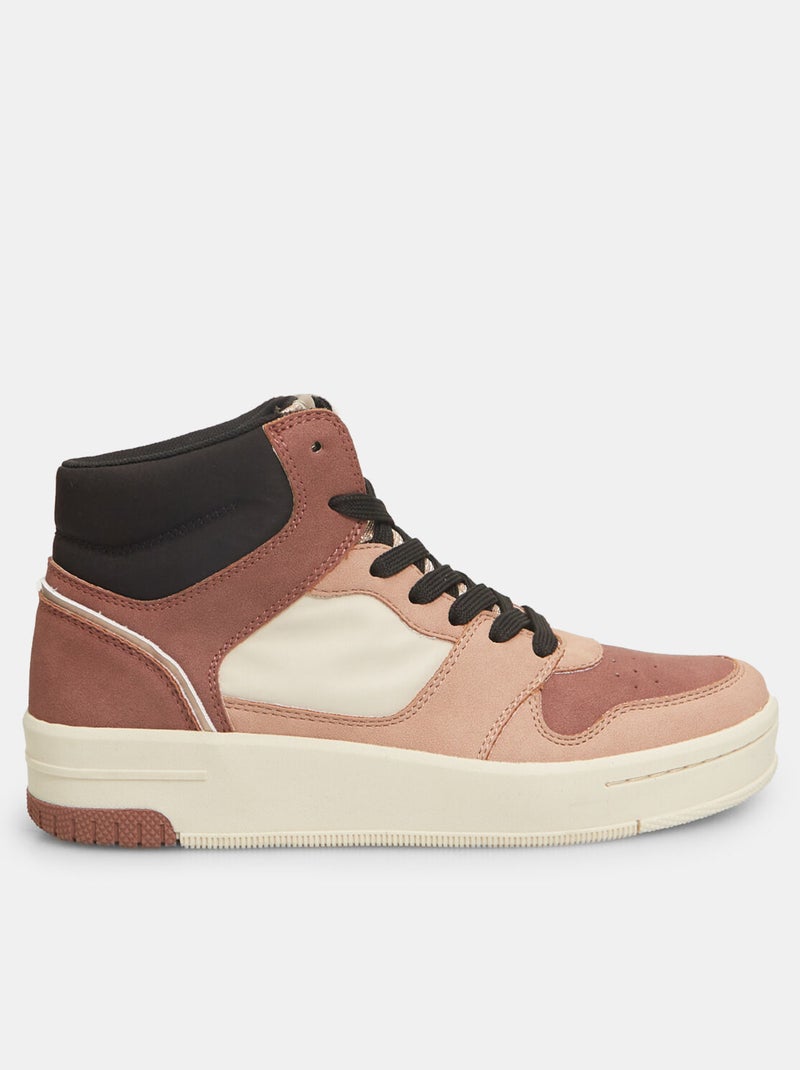 Sneakers montantes BATA Bordeaux - Kiabi