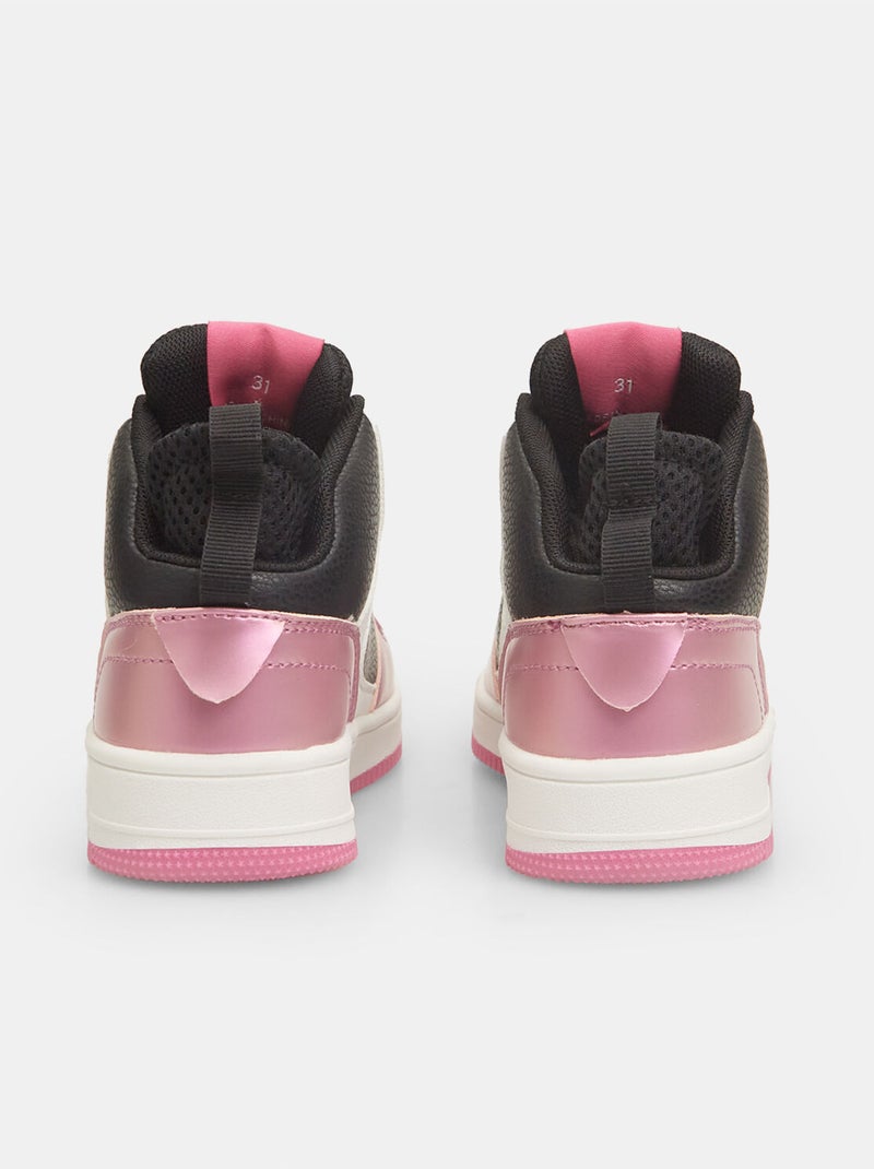 Sneakers montantes BATA Rose fushia - Kiabi