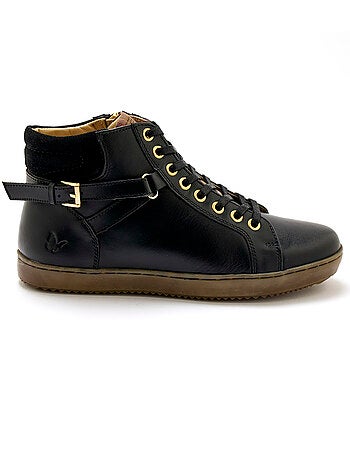 Sneakers montantes lacées et zippées - PEDICONFORT