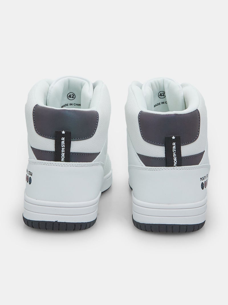 Sneakers montantes North Star BATA Blanc - Kiabi