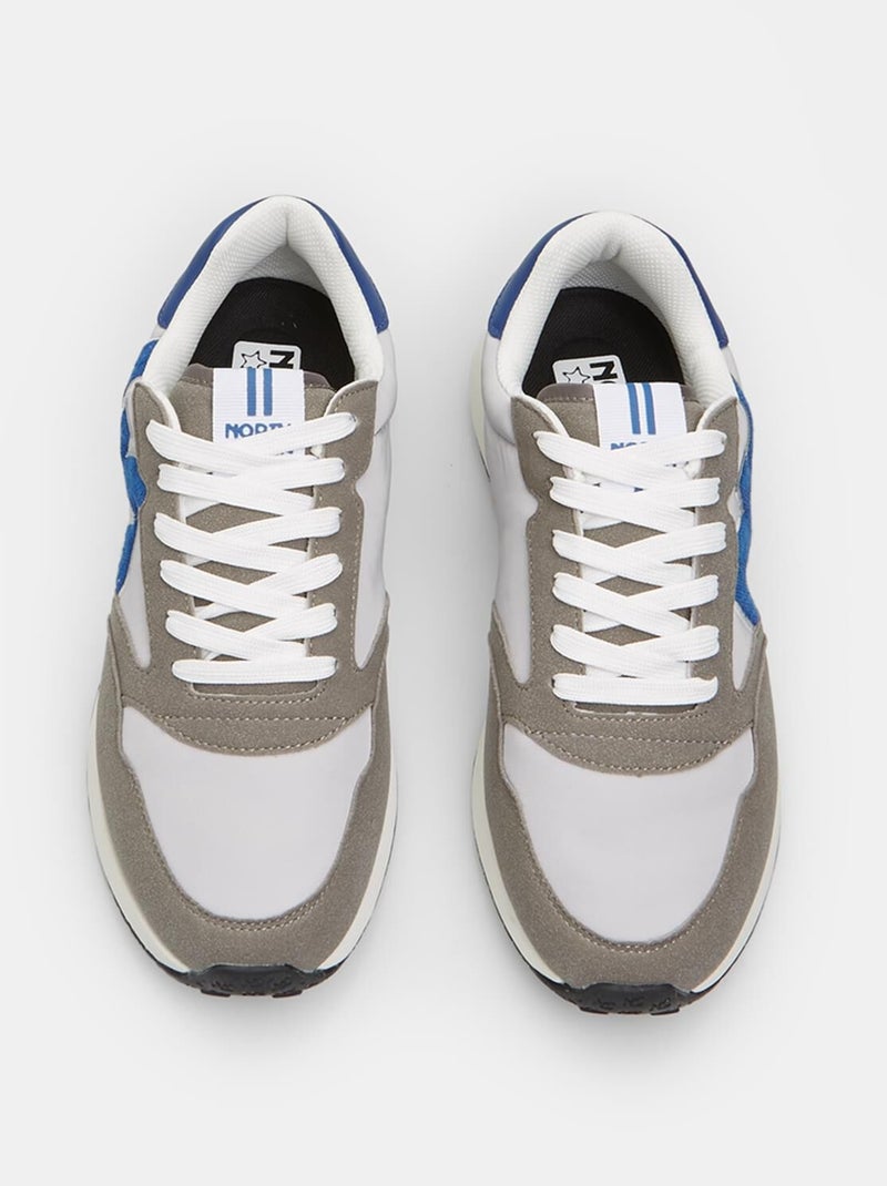 Sneakers NORTH STAR RETRO STELLAR BATA Gris - Kiabi