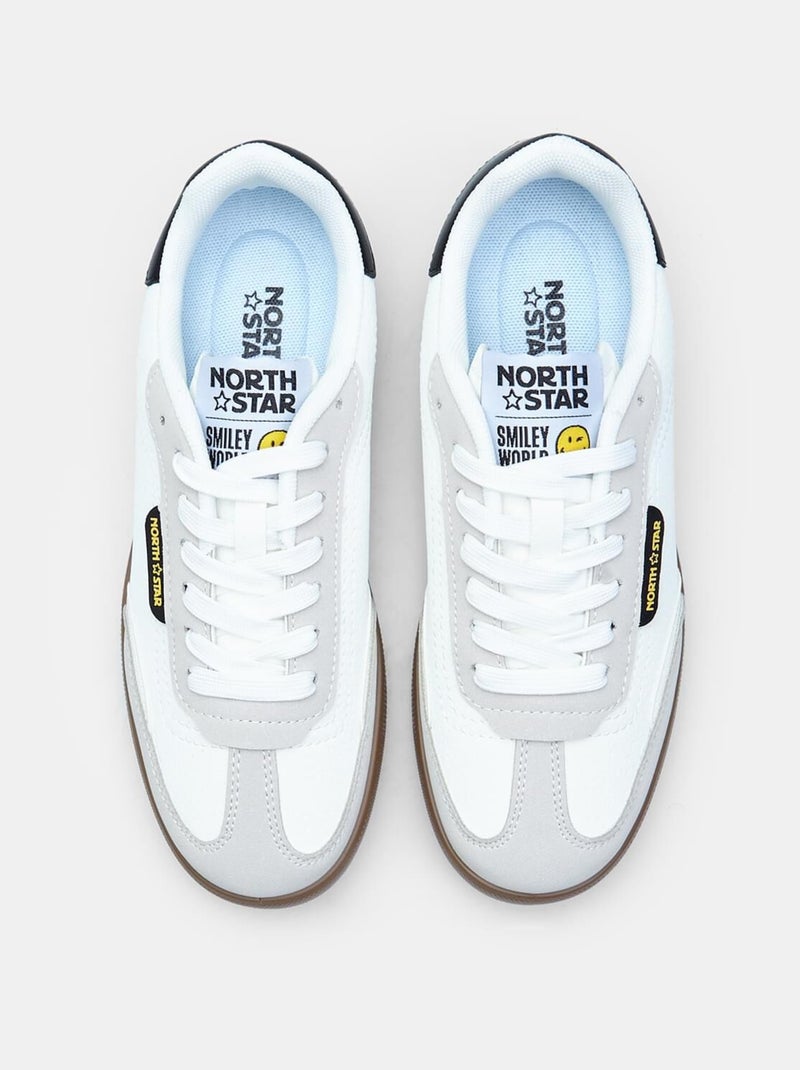 Sneakers north star striker bata Blanc - Kiabi