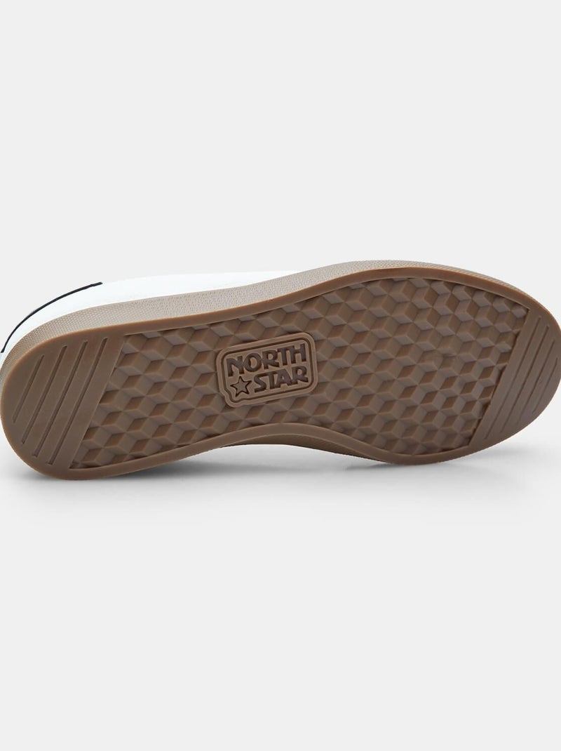 Sneakers north star striker bata Blanc - Kiabi