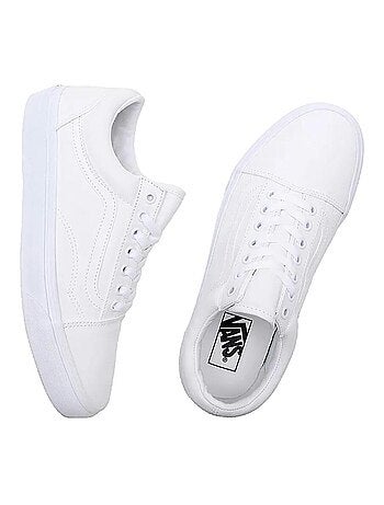 Baskets Old Skool cuir Vans