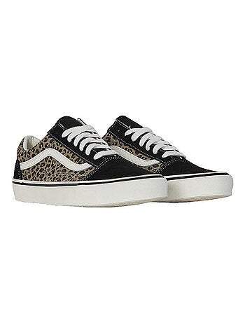 Sneakers Old Skool cuir et textile Vans