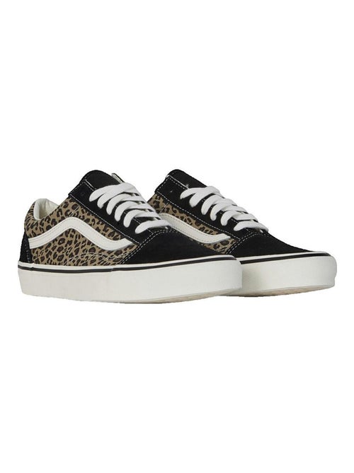 Sneakers Old Skool cuir et textile Vans - Kiabi