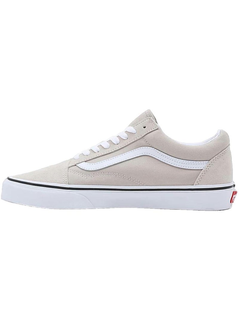 Sneakers Old Skool cuir Vans Beige - Kiabi