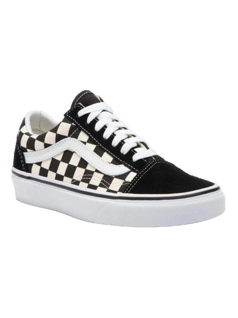 Sneakers Old Skool en cuir Vans Gris - Kiabi