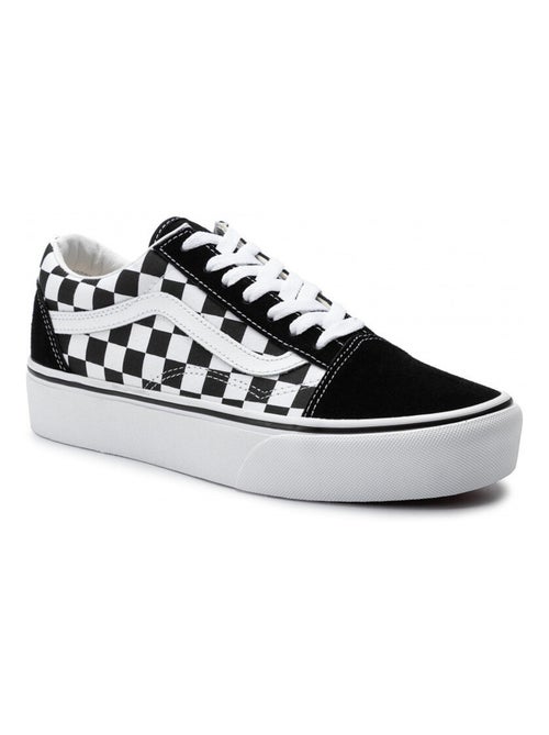 Sneakers Old Skool Platform en toile et daim Vans - Kiabi