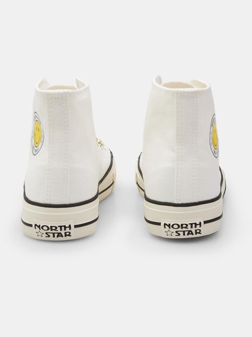 Sneakers pour femme SUPRIME NORTH STAR X SMILEYWORLD® - Kiabi