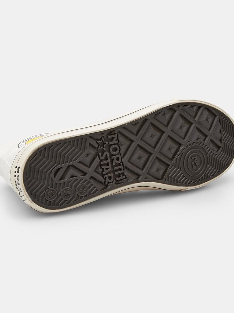 Sneakers pour femme SUPRIME NORTH STAR X SMILEYWORLD® Blanc - Kiabi