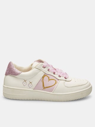 Sneakers pour fille avec double lacet