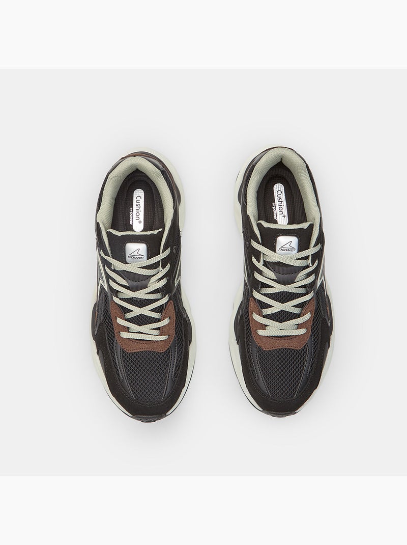Sneakers Power XOZETA Marron - Kiabi